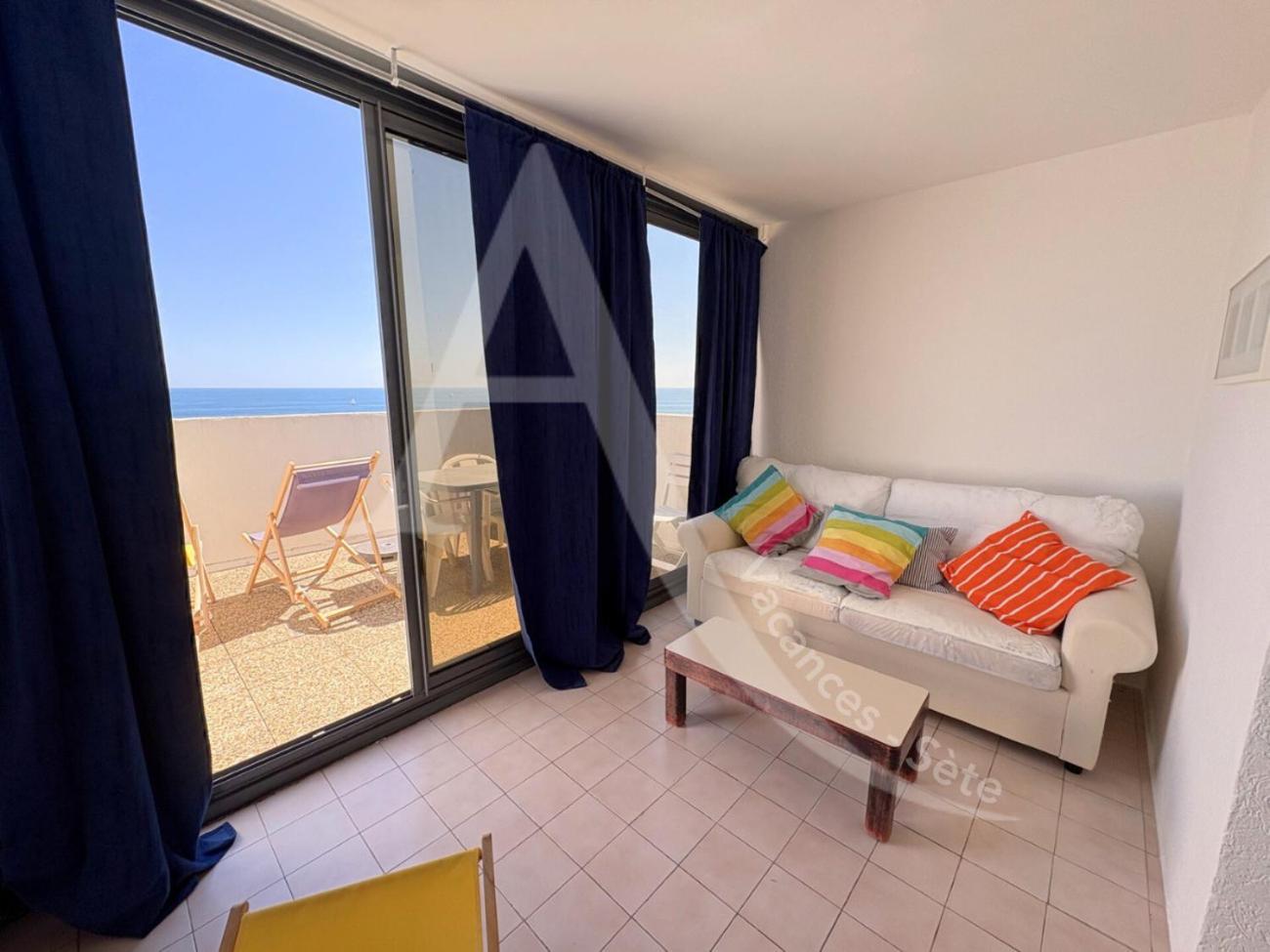 Studio Vue Mer Avec Pkg, Piscine, Tennis, Plage Direct Sète Dış mekan fotoğraf